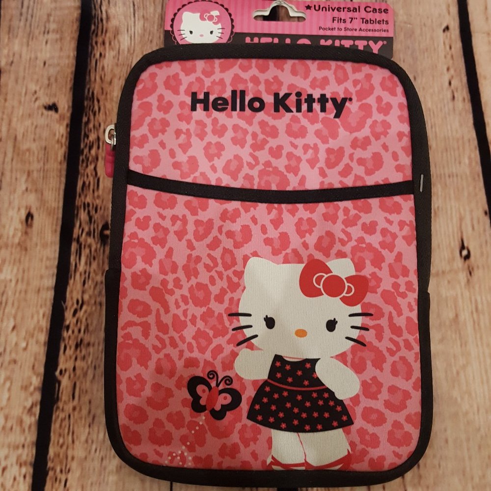 Hello Kitty Universal 7" Tablet Case with outside Pocket🆕